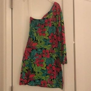 One shoulder lily pulitzer dress